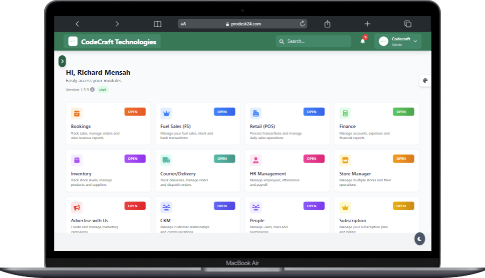 Dashboard Preview